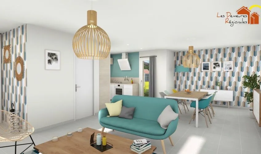 Projet de construction d'une maison 91 m² avec terrain à YZEURE (03)