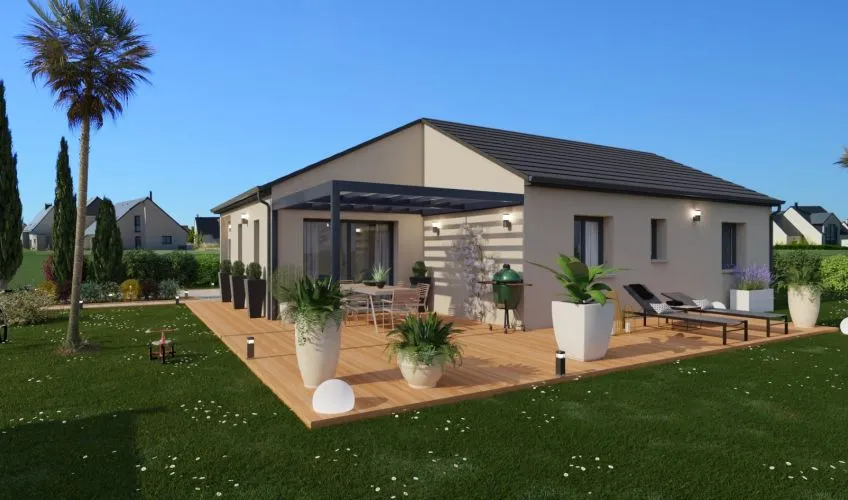 Projet de construction d'une maison 91 m² avec terrain à YZEURE (03)
