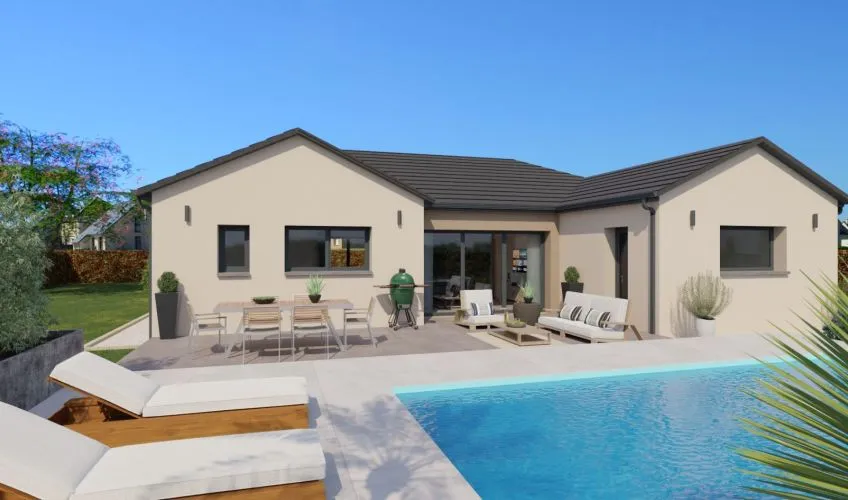 Projet de construction d'une maison 100 m² avec terrain à CROTTET (01)