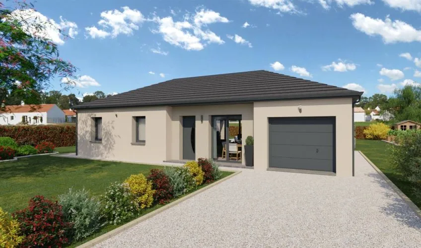 Projet de construction d'une maison 100 m² avec terrain à CROTTET (01)