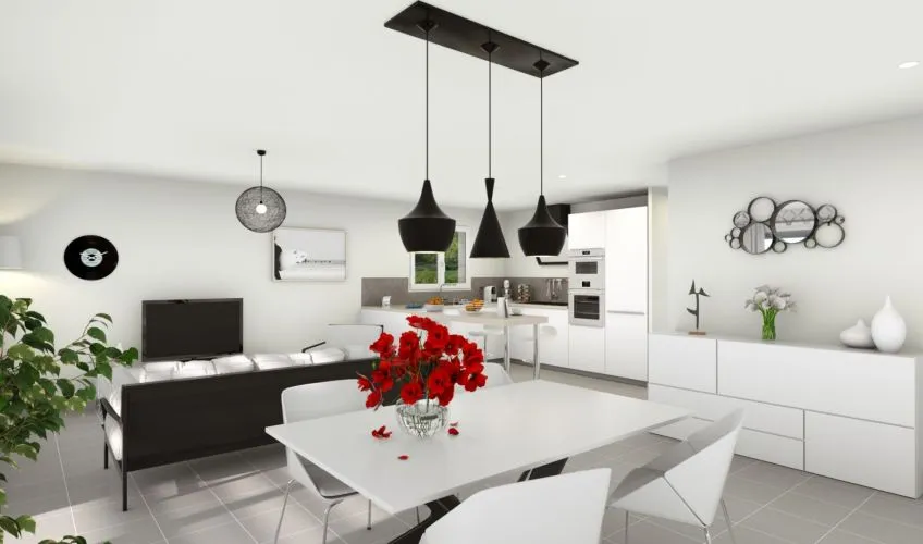 Projet de construction d'une maison 90 m² avec terrain à SAINT-ANDRE-DE-BAGE (01)
