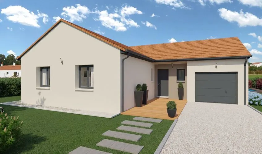 Projet de construction d'une maison 96 m² avec terrain à VENDAT (03)