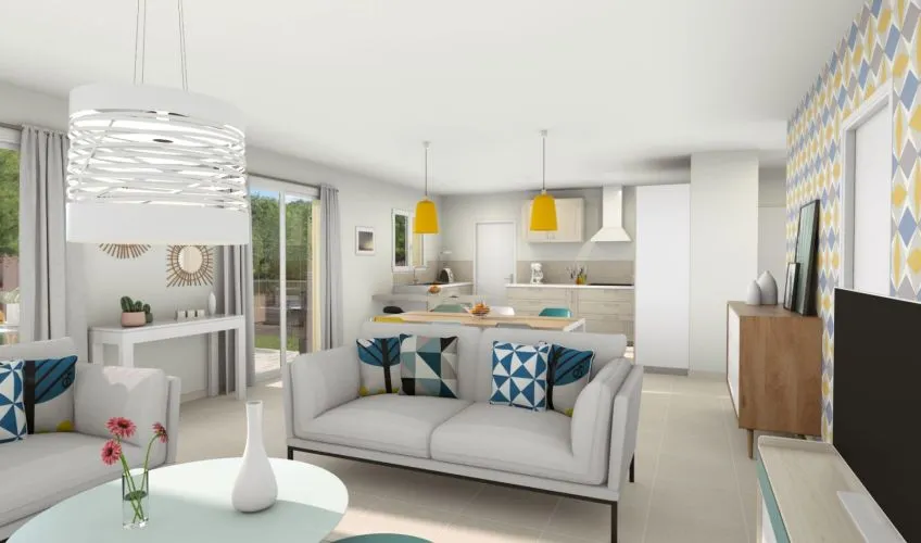 Projet de construction d'une maison 96 m² avec terrain à VENDAT (03)