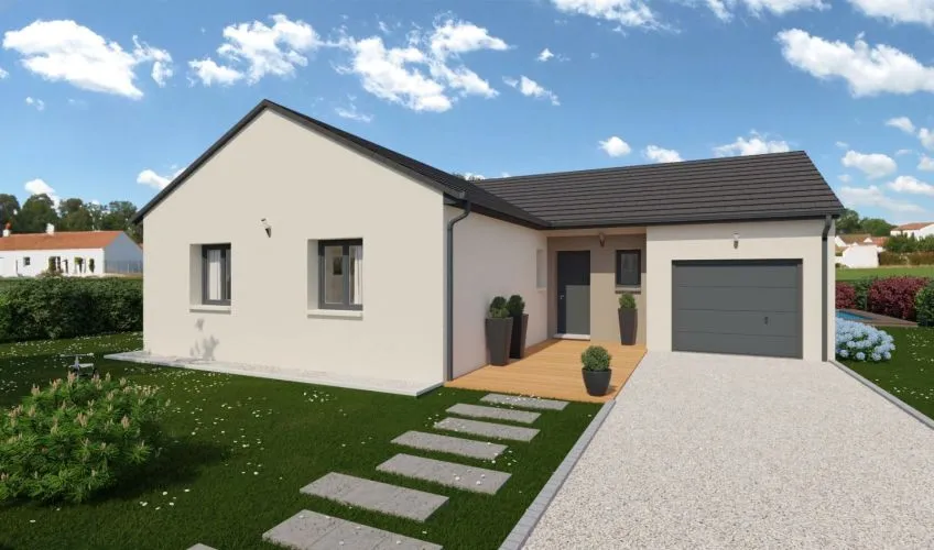 Projet de construction d'une maison 96 m² avec terrain à AVERMES (03)