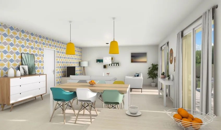 Projet de construction d'une maison 96 m² avec terrain à AVERMES (03)