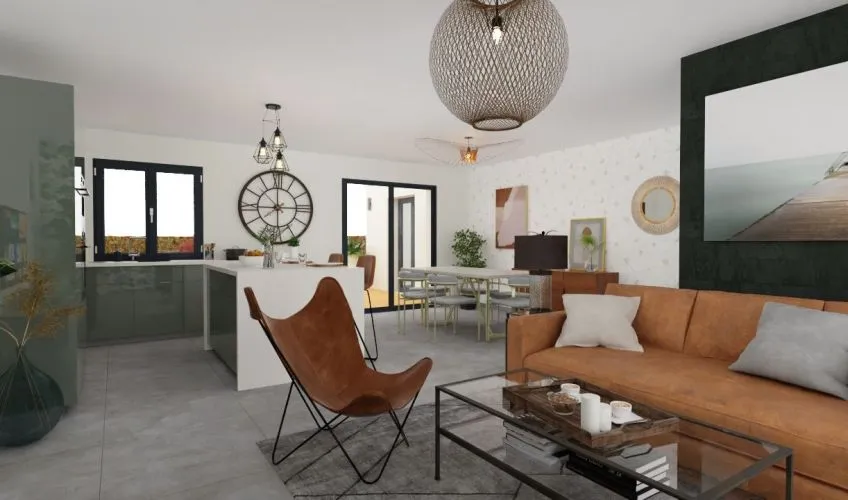 Projet de construction d'une maison 98 m² avec terrain à CEBAZAT (63)