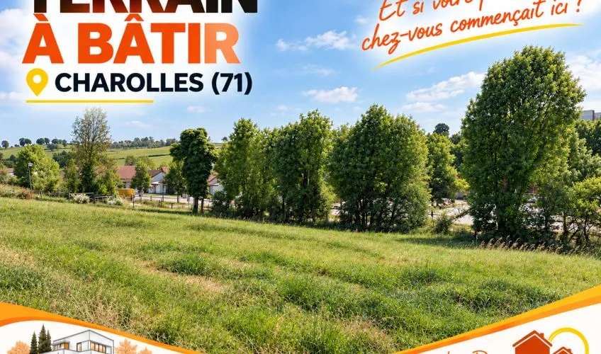 Projet de construction d'une maison 90 m² avec terrain à CHAROLLES (71)