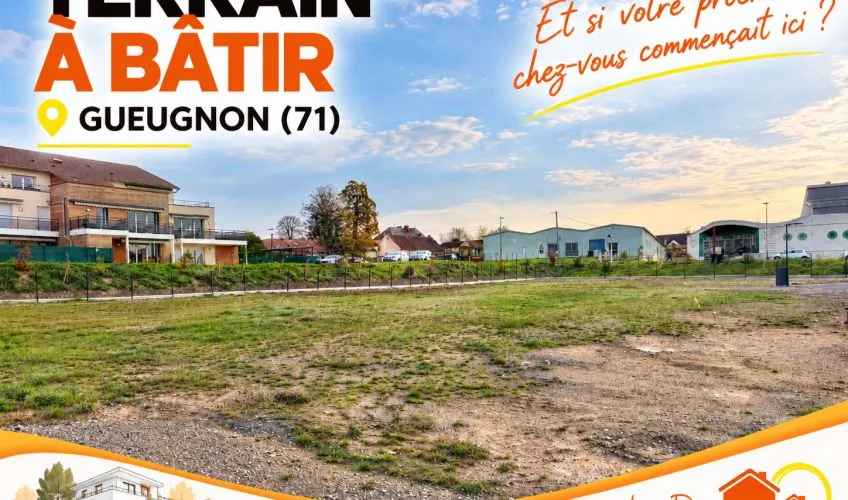 Terrain à bâtir de 601 m² à GUEUGNON (71)