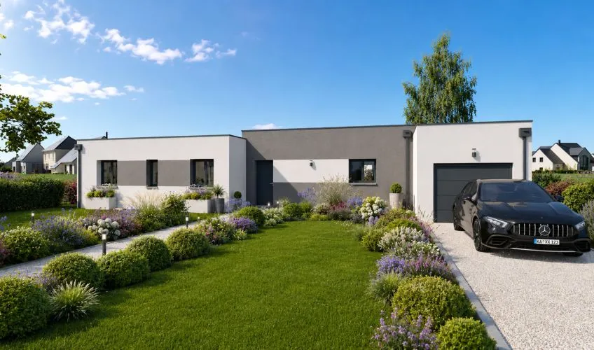 Projet de construction d'une maison 110 m² avec terrain à LES MARTRES-D'ARTIERE (63)