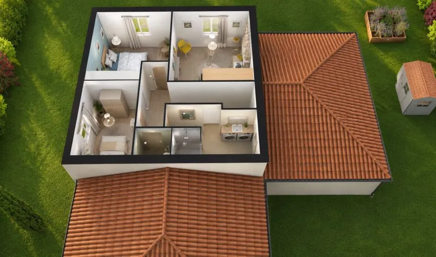 Projet de construction d'une maison 125 m² avec terrain à NEUVILLE-LES-DAMES (01)
