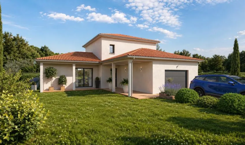 Projet de construction d'une maison 125 m² avec terrain à NEUVILLE-LES-DAMES (01)