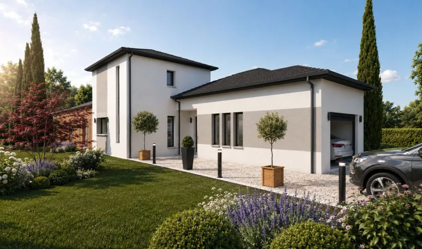 Projet de construction d'une maison 143 m² avec terrain à LUGNY (71)