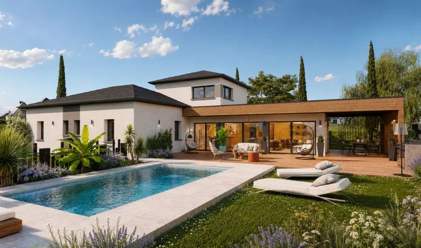 Projet de construction d'une maison 143 m² avec terrain à LUGNY (71)