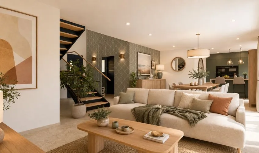 Projet de construction d'une maison 131 m² avec terrain à NEUVILLE-LES-DAMES (01)