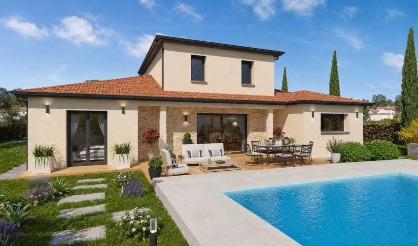 Projet de construction d'une maison 131 m² avec terrain à NEUVILLE-LES-DAMES (01)