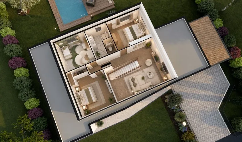 Projet de construction d'une maison 172 m² avec terrain à NEUVILLE-LES-DAMES (01)