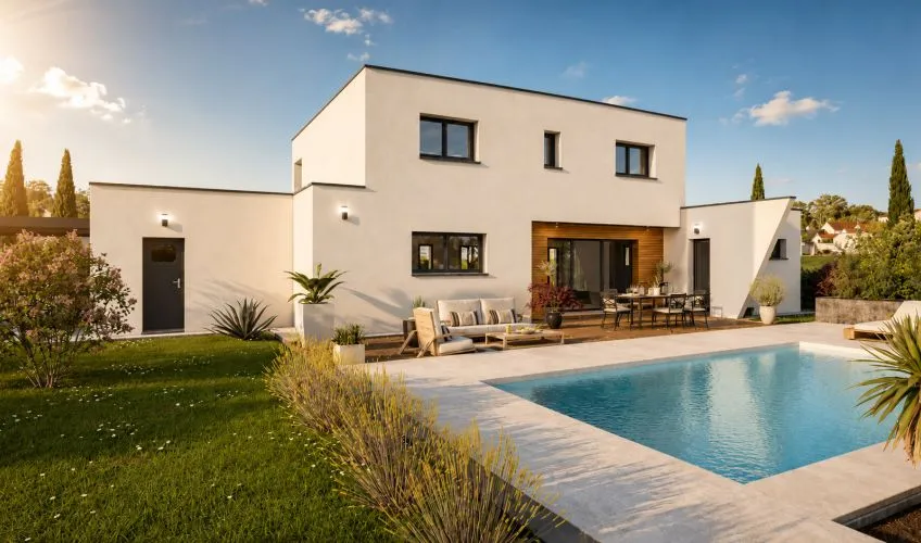 Projet de construction d'une maison 172 m² avec terrain à NEUVILLE-LES-DAMES (01)