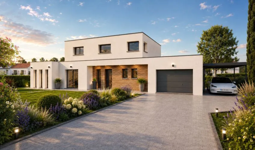 Projet de construction d'une maison 172 m² avec terrain à NEUVILLE-LES-DAMES (01)