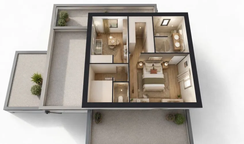 Projet de construction d'une maison 117 m² avec terrain à NEUVILLE-LES-DAMES (01)