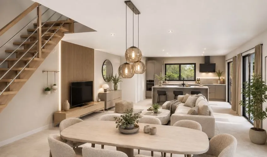 Projet de construction d'une maison 117 m² avec terrain à NEUVILLE-LES-DAMES (01)