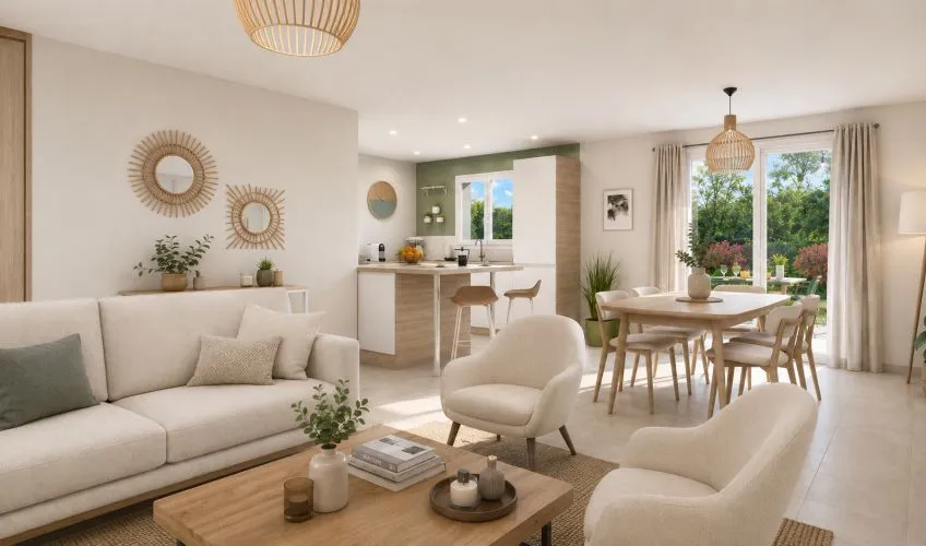 Projet de construction d'une maison 90 m² avec terrain à LUGNY (71)