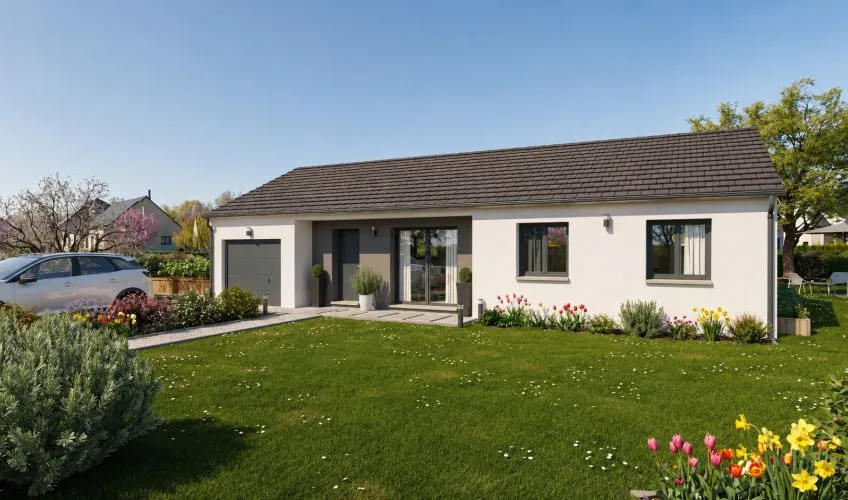 Projet de construction d'une maison 90 m² avec terrain à LUGNY (71)