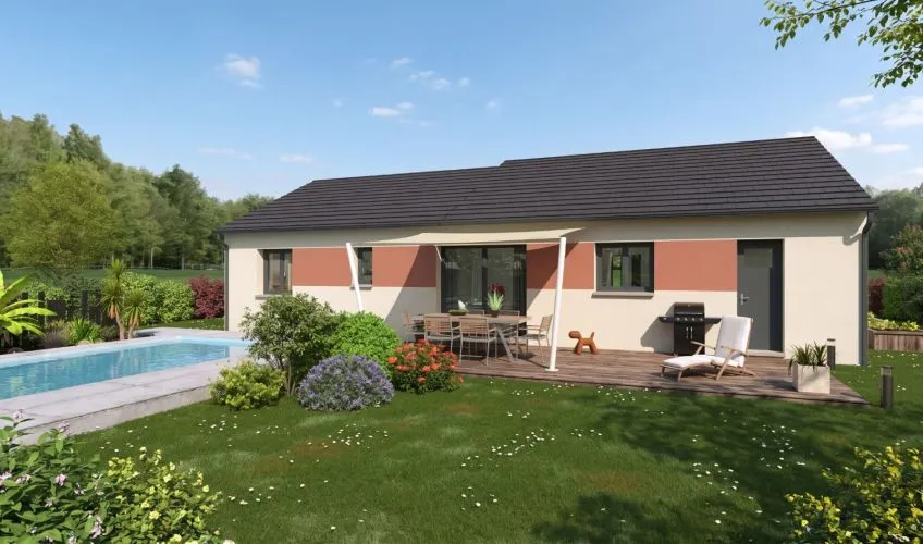 Projet de construction d'une maison 90 m² avec terrain à NEUVILLE-LES-DAMES (01)