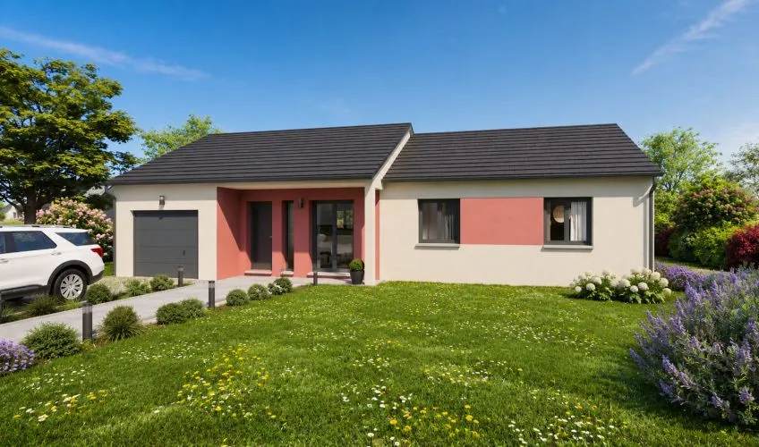 Projet de construction d'une maison 90 m² avec terrain à NEUVILLE-LES-DAMES (01)