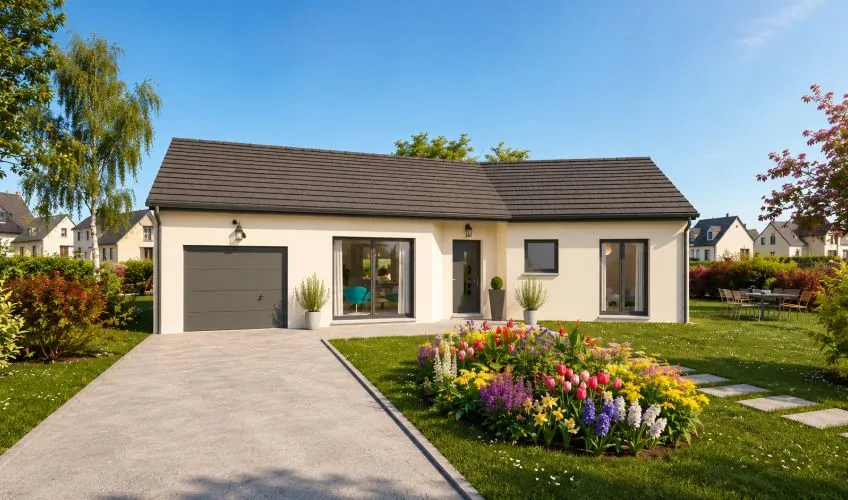 Projet de construction d'une maison 106 m² avec terrain à NEUVILLE-LES-DAMES (01)