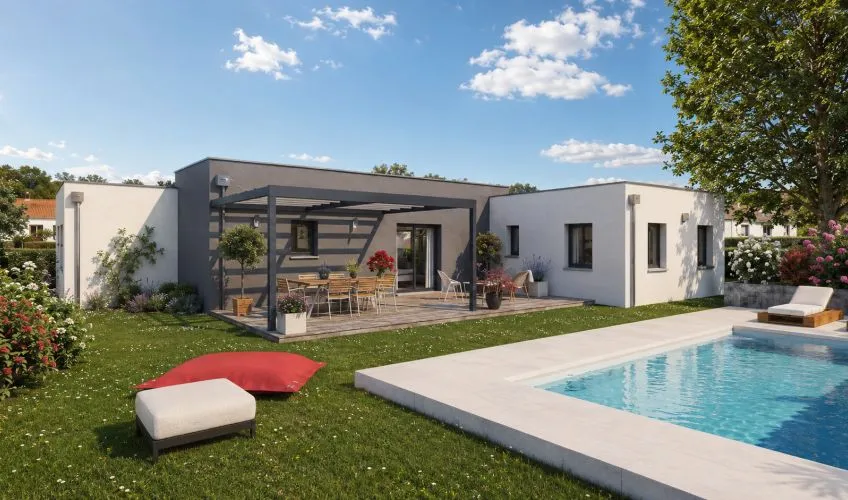 Projet de construction d'une maison 102 m² avec terrain à NEUVILLE-LES-DAMES (01)