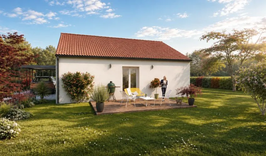 Projet de construction d'une maison 60 m² avec terrain à NEUVILLE-LES-DAMES (01)