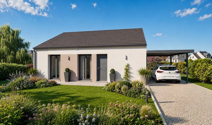 Projet de construction d'une maison 75 m² avec terrain à DOMPIERRE-LES-ORMES (71)