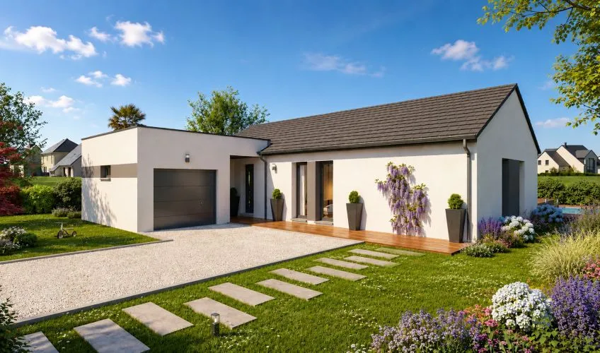 Projet de construction d'une maison 90 m² avec terrain à LAIZE (71)