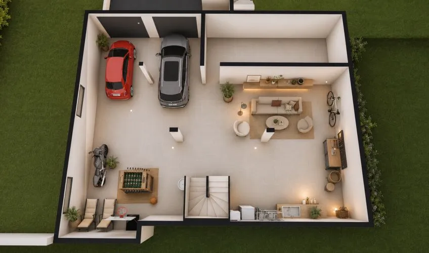 Projet de construction d'une maison 105 m² avec terrain à NEUVILLE-LES-DAMES (01)