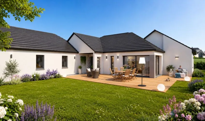 Projet de construction d'une maison 140 m² avec terrain à NEUVILLE-LES-DAMES (01)
