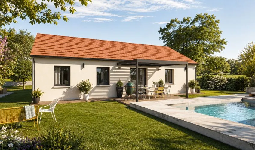 Projet de construction d'une maison 90 m² avec terrain à NEUVILLE-LES-DAMES (01)