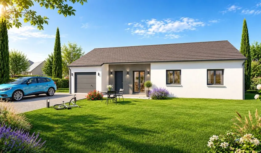 Projet de construction d'une maison 93 m² avec terrain à SAINT-VALLIER (71)