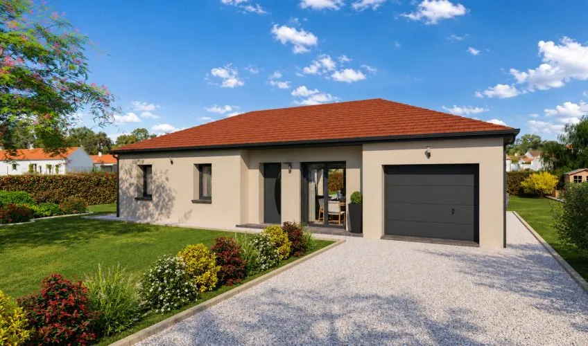 Projet de construction d'une maison 100 m² avec terrain à NEUVILLE-LES-DAMES (01)