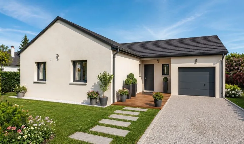 Projet de construction d'une maison 96 m² avec terrain à NEUVILLE-LES-DAMES (01)