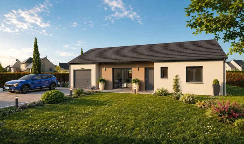 Projet de construction d'une maison 98 m² avec terrain à DIGOIN (71)